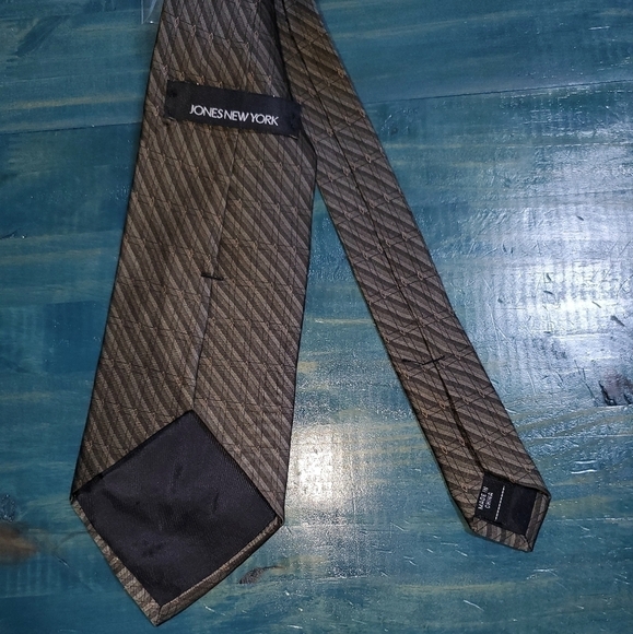 𝅺Brown tie with stripes NEW - Picture 5 of 5